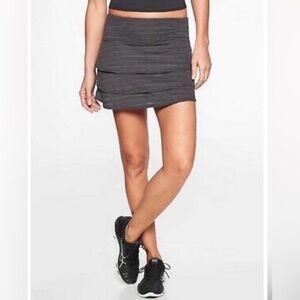 Athleta Gray Swagger Skort Sporty Golf Tennis Pickleball - Size S
